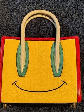 Christian Louboutin Paloma S mini Smiley Calf Empire Tote Bag